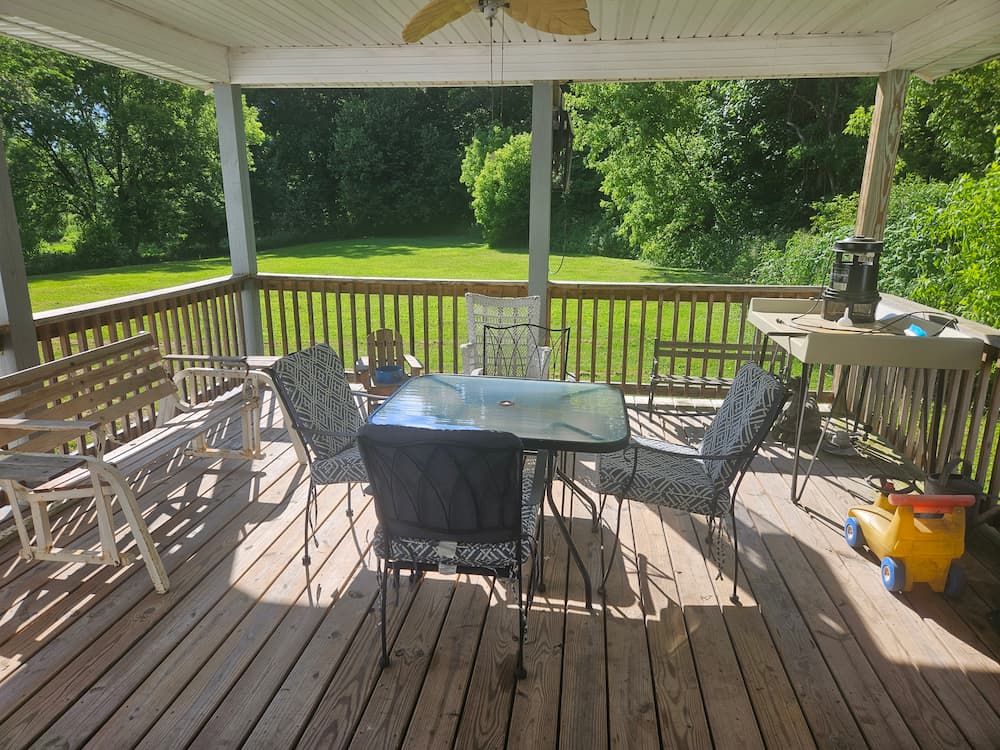 Covered Deck for outside Dining